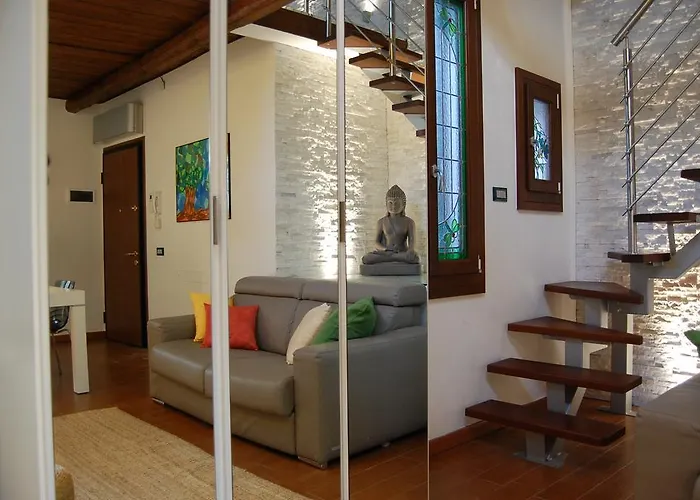 아파트 Loft Due Cuori Con Terrazza 베니스